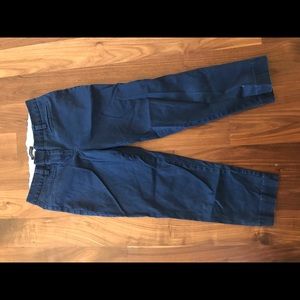 Lands’ end navy blue capris